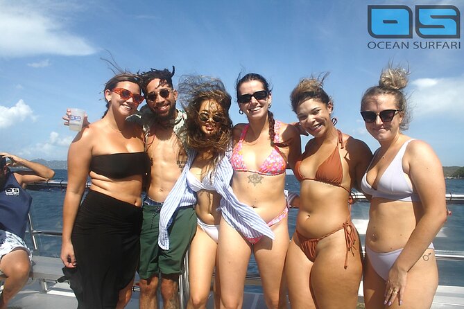 Afternoon Snorkel, Pizza & Sunset Tour departing from St. Thomas & St. John - Pizza Pi in Christmas Cove after the second swim