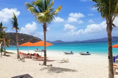 Catamaran Sail to Jost Van Dyke (Soggy Dollar Bar)