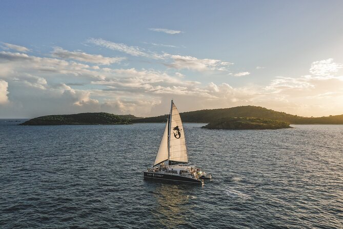 Days End Sunset Sail Open Bar & Hors D'oeuvres STT Ritz-Carlton - Crew service and the feel aboard