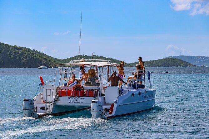 Full or Half Day Private Power Catamaran- USVI Beach and Snorkel - Lovango Cay, a polished first stop