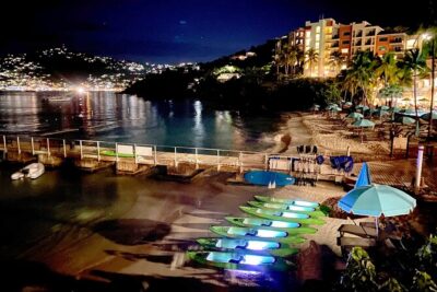 Glow Boats LED Night Kayak, Marriott Frenchman’s Cove Dock, USVI