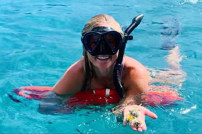 Half Day Luxury Catamaran Turtle Snorkel And Beach - Leaving Yacht Haven Grande for the southern coast