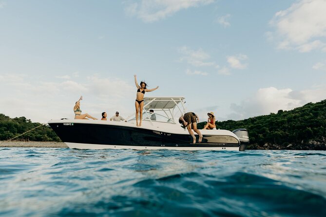 Half or Full-Day Private Boat Charter from St. John or St. Thomas - A half-day route through St. John’s north shore