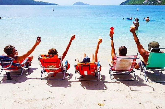 Jost Van Dyke - Funday! - Two hours at Soggy Dollar and White Bay