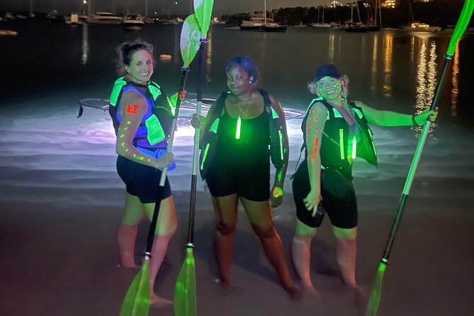 Night Kayak Tour St. John - Westin Resort - Paddling into the dark in clear-bottom kayaks