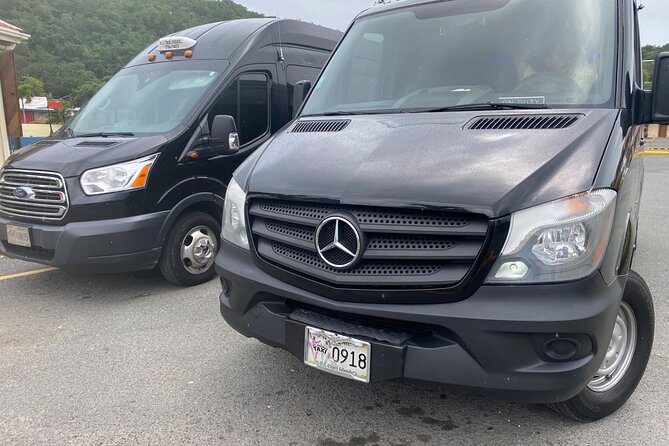 One way private/Airport to Downtown/Crown Bay/Emarld Beach/ - Private service has real advantages, with one communication catch