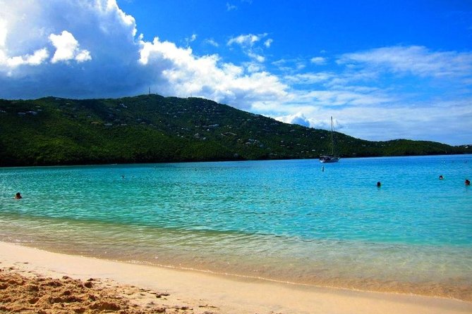 Paradise Taxi & Tours USVI-St.Thomas-Virgin Islands-Island Magen's Beach Tour - Skyline Drive opens over Charlotte Amalie Harbor