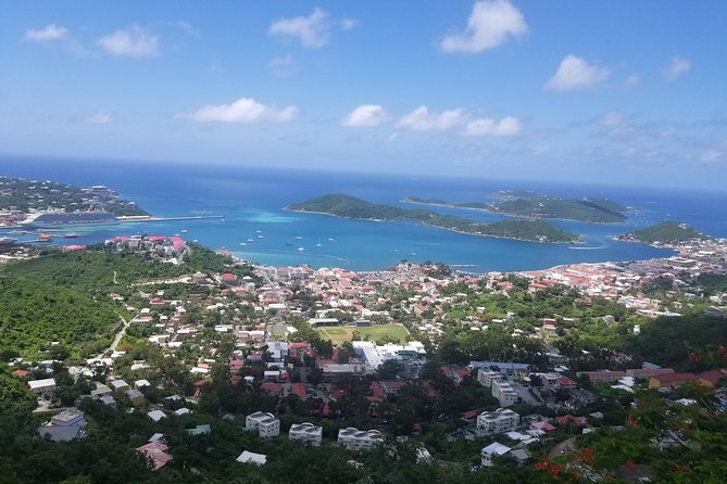 Paradise Taxi & Tours USVI - St. Thomas, Virgin Islands- Island Scenic Tour - Mountain Top and the broadest view of Magens Bay
