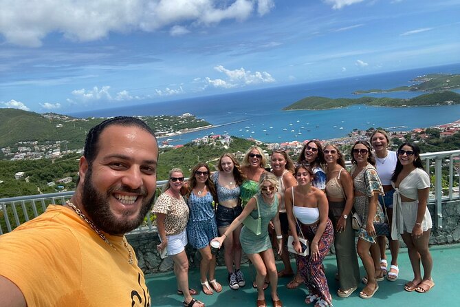 Paradise Taxi & Tours USVI -St. Thomas, Virgin Islands-Private Group-Island Tour - Mafolie Hotel and Restaurant for Harbor Views