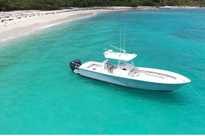 Private Full Day Boat Charter around St Thomas and St John - Leaving Compass Point Marina at 9:00 a.m.