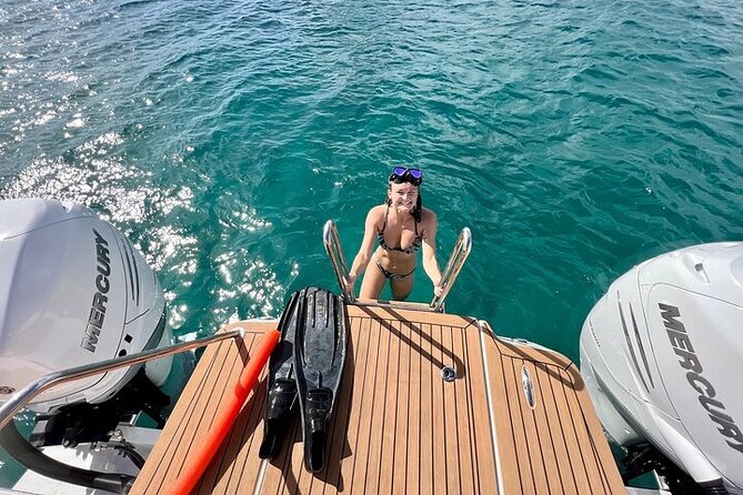 Private Luxury Catamaran Half Day Charter - Honeymoon Beach on Water Island