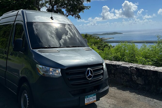 Private St. Thomas One Way Luxury Mercedes Van Limousine Service - A private ride from arrival to departure