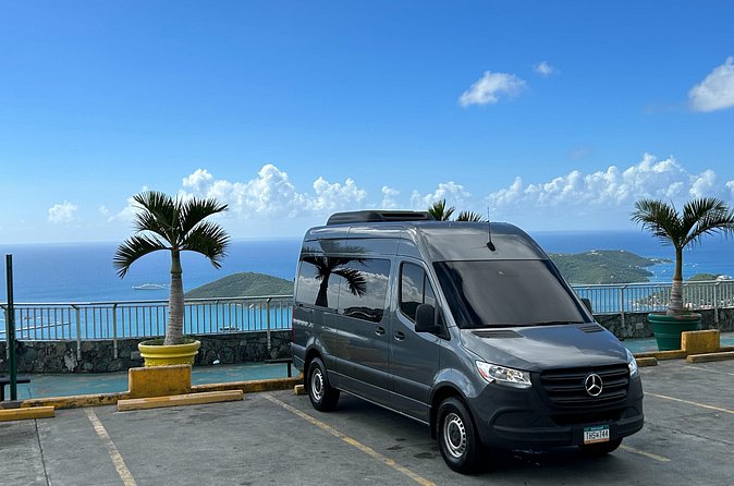 Private St. Thomas One Way Luxury Mercedes Van Limousine Service - What the ride is like for families and larger parties
