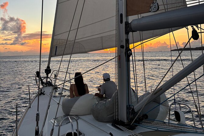 Private Sunset Sail, Open Bar, 12 Guests, Amazing Island Views - Anchoring in Christmas Cove for Sunset