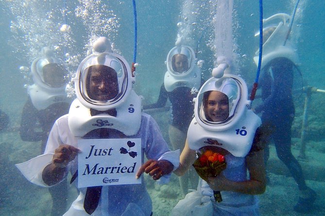 Sea Trek Helmet Dive at Coral World Ocean Park - Photos, Videos, and the $50 Extra
