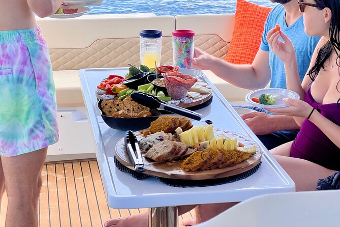 St. John Luxury Catamaran Turtle Snorkel and Cays Full Day - Food, drinks, and the Pizza Pi lunch stop