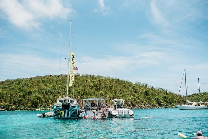 St. John PiZZA Pi Snorkel Sail with Beach Stop, Lunch & Open Bar - Westin - The Catamaran Ride Around St. John