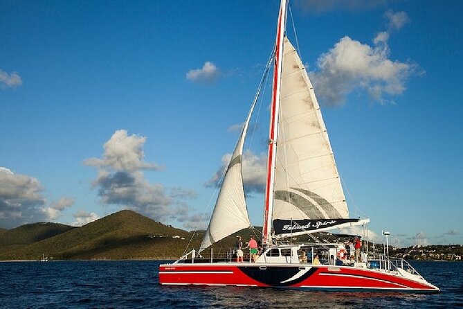 St. John Sail with Bar and Hors d'Oeuvres to Lovango Dinner - Cocktails and appetizers on the way to Lovango