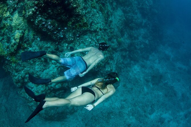 St. Thomas Maho Bay Turtle Snorkel Sail - Ritz-Carlton - Maho Bay and the first turtle swim