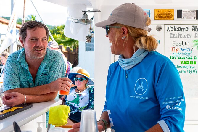 St. Thomas Sunset Sail, Serenity at Sea - Champagne, rum drinks, and snacks on board