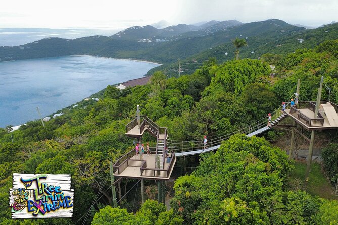 Tree Limin' Extreme Zipline - Two Sky Bridges Add a Different Kind of Challenge