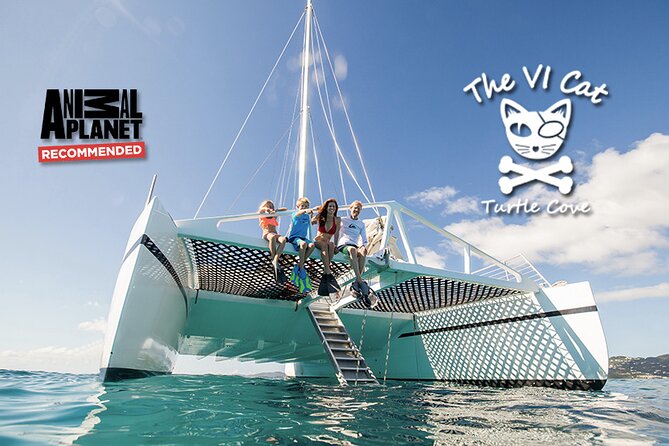 Turtle Cove Catamaran Snorkel and Sail at Little Buck Island STT - Little Buck Island and the Turtle Cove stop