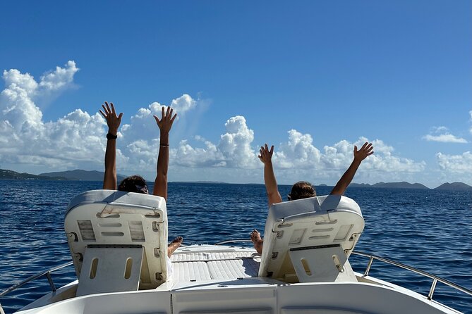 USVI Private Boat Charter Adventure - St. Thomas Bays And The Small Islands Nearby
